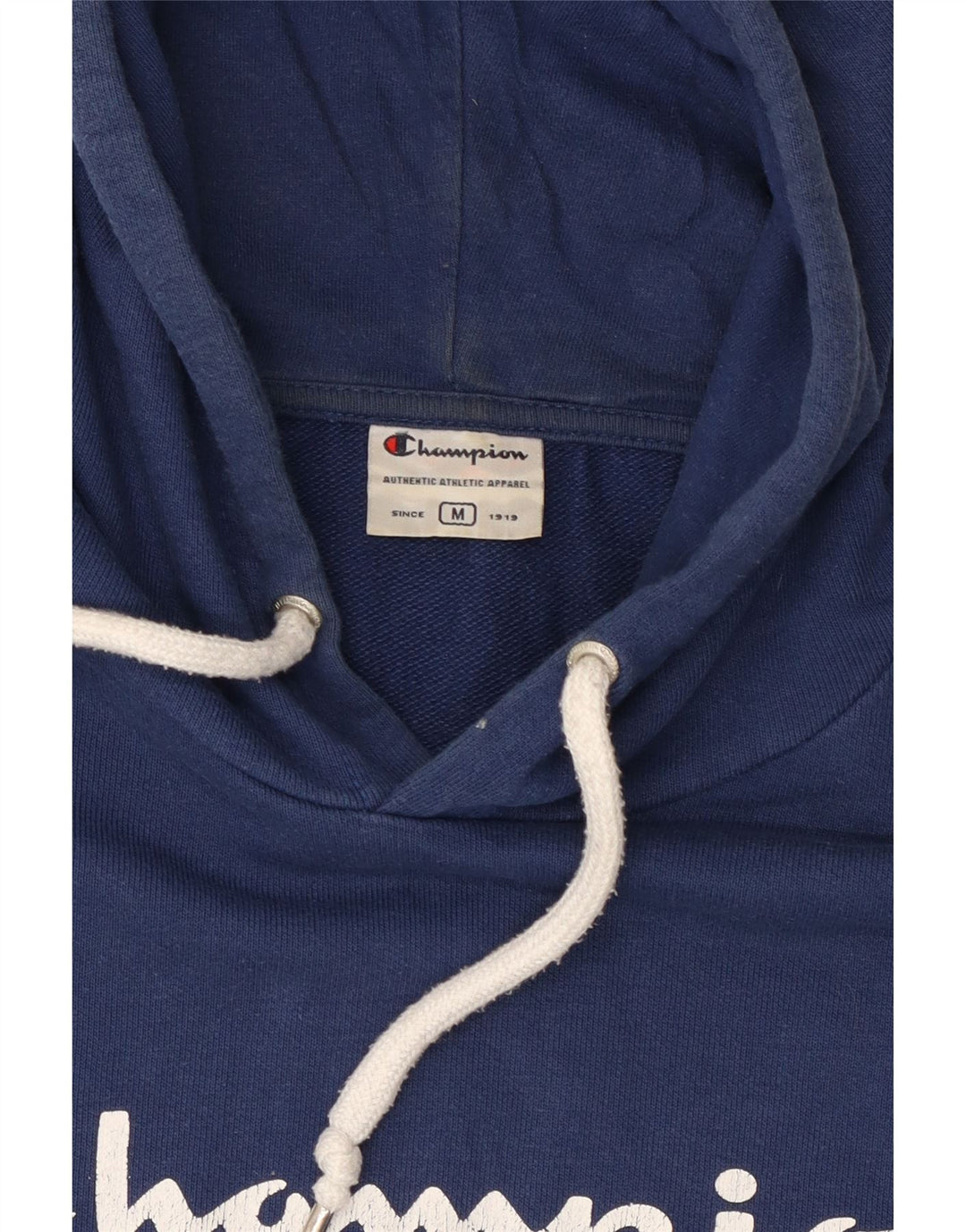Champion Herre grafisk hættetrøje Jumper Medium Marineblå