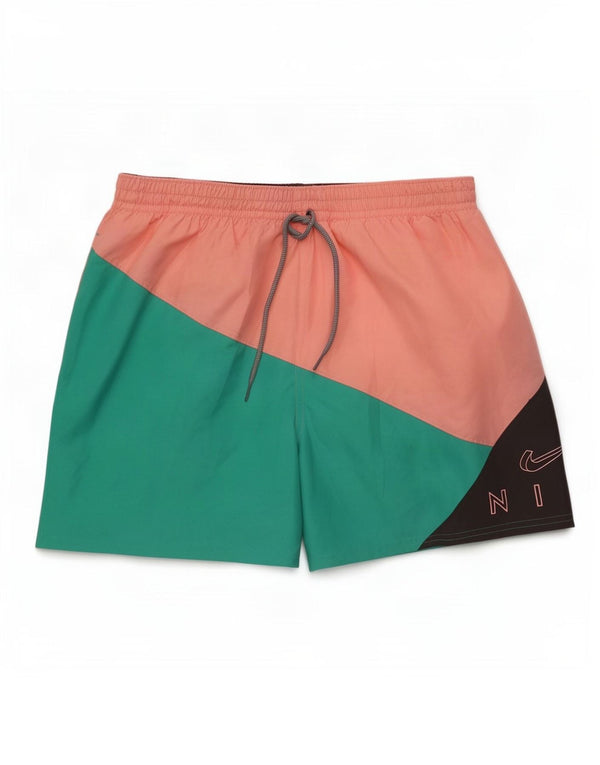 Nike grafiske badeshorts til mænd Medium Flerfarvet Colourblock