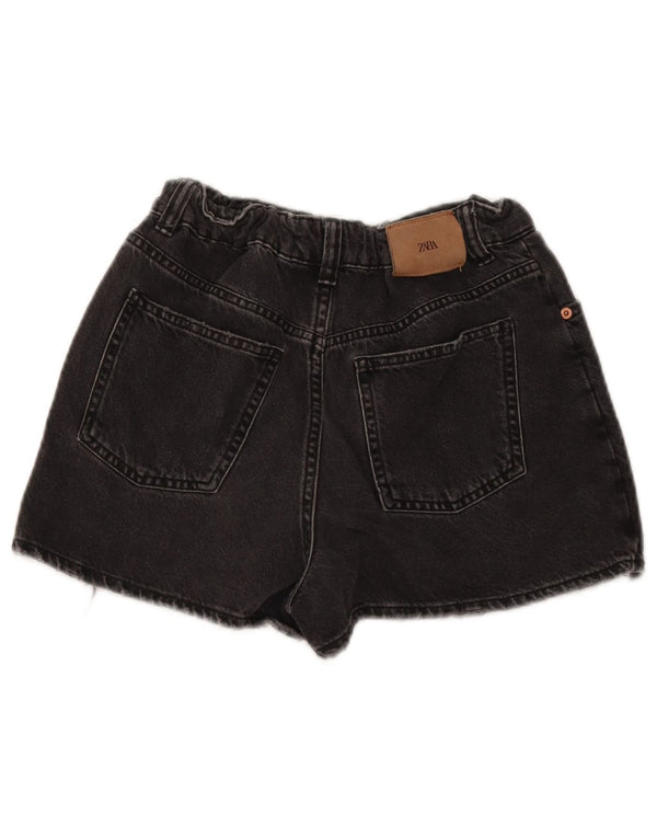 Zara Girls Denim Shorts 13-14 år W28 Grå Bomuld