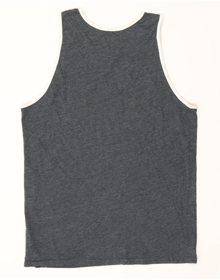 HURLEY Herre Premium Fit Grafisk Vest Top Lille grå Flecked Bomuld