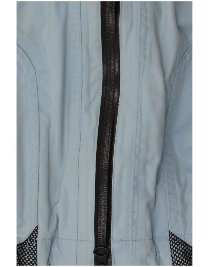 Musto Dame Hætte Oversized regnjakke UK 10 Small Blue Colourblock