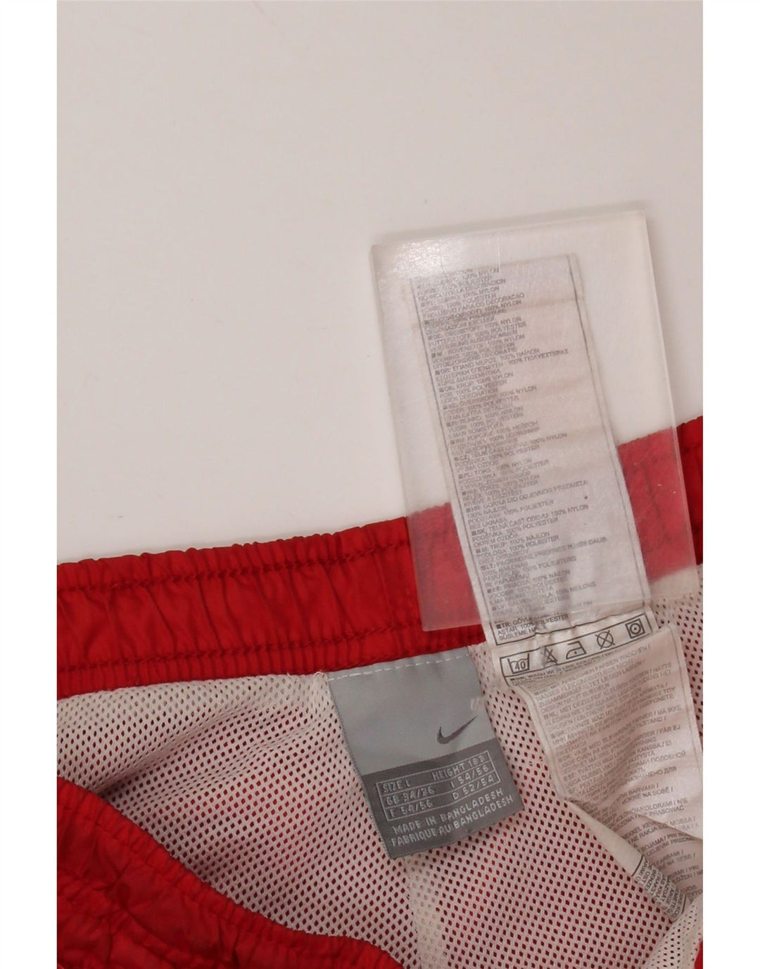 NIKE Træningsdragtsbukser til mænd, store røde nylon