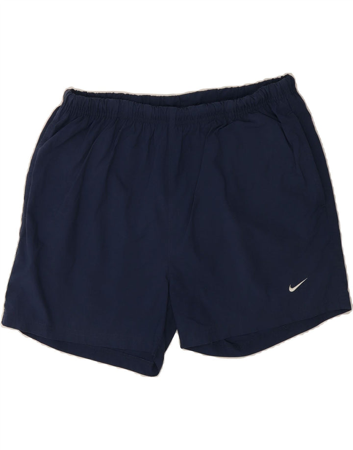 NIKE Mens Swimming Shorts UK 39/41 Medium Navy Blue Nylon Vintage Nike and Second-Hand Nike from Messina Hembry 