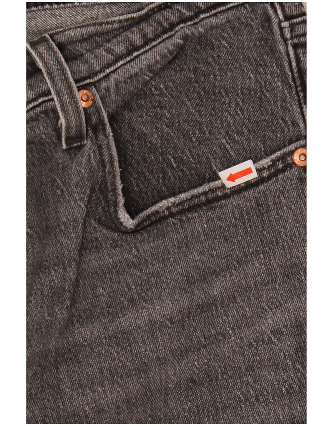 Levi's Herre Ribcage Straight Jeans W31 L29 Grå Bomuld