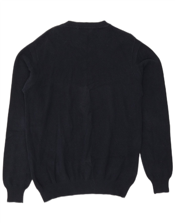 Harmont & Blaine Herre V-hals sweater Stor marineblå bomuld