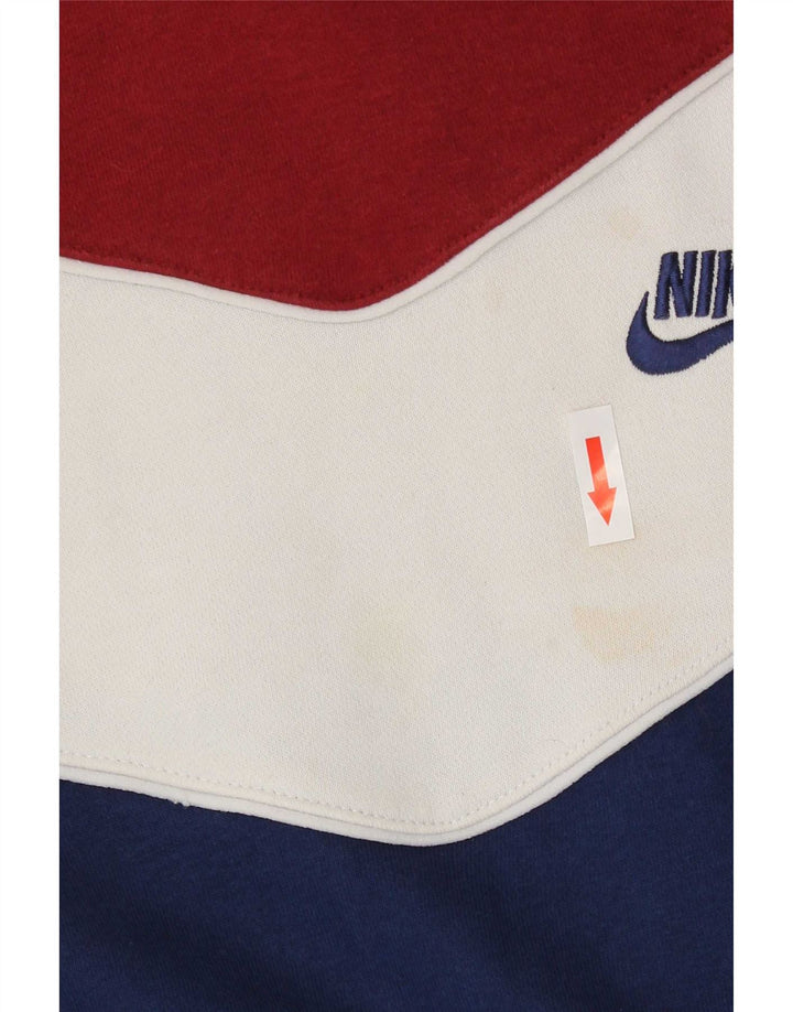 Nike oversize hættetrøje til kvinder DK 10 Lille flerfarvet farveblok