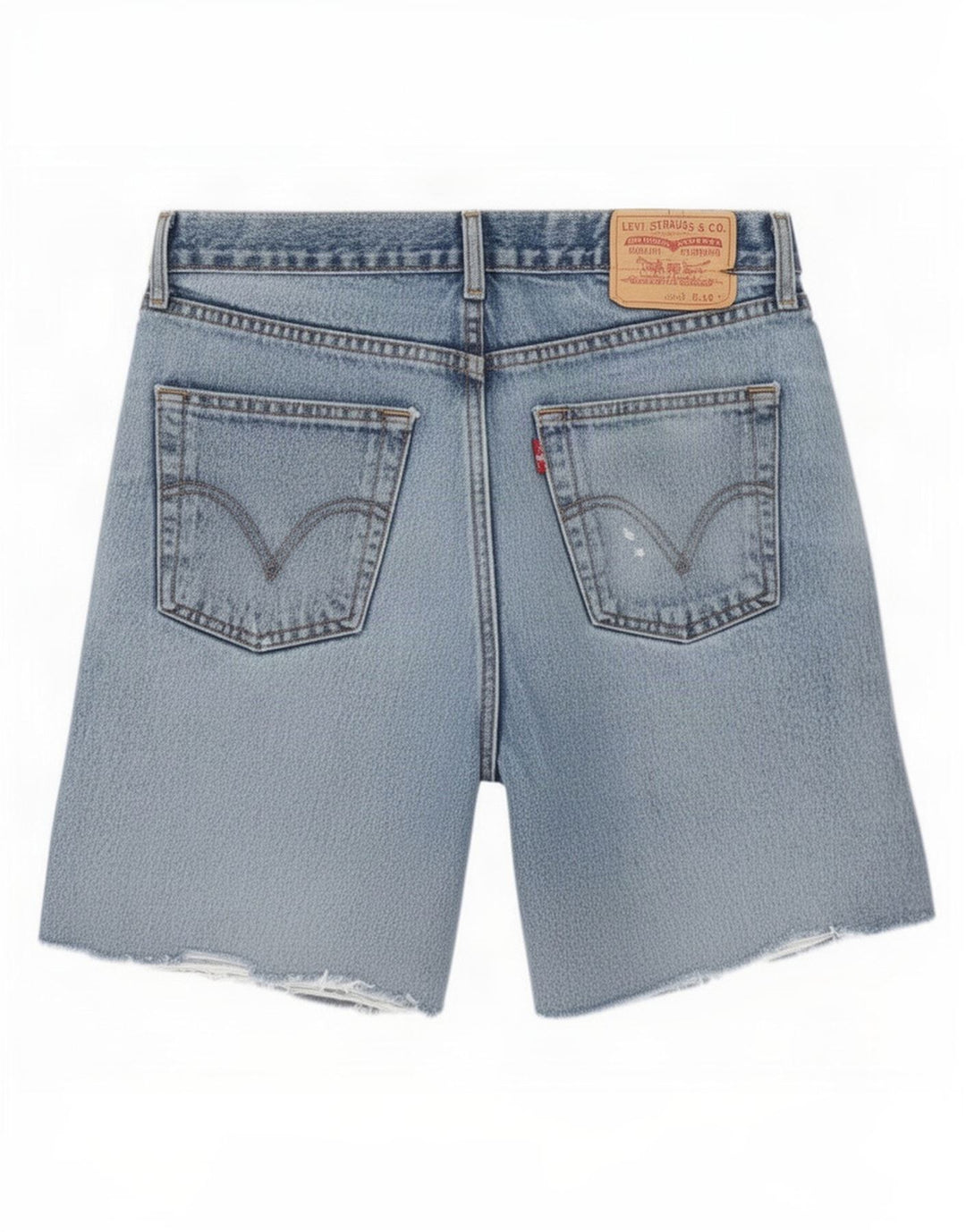 Levi's Herre 751 Distressed Denim Shorts W34 Large Blue