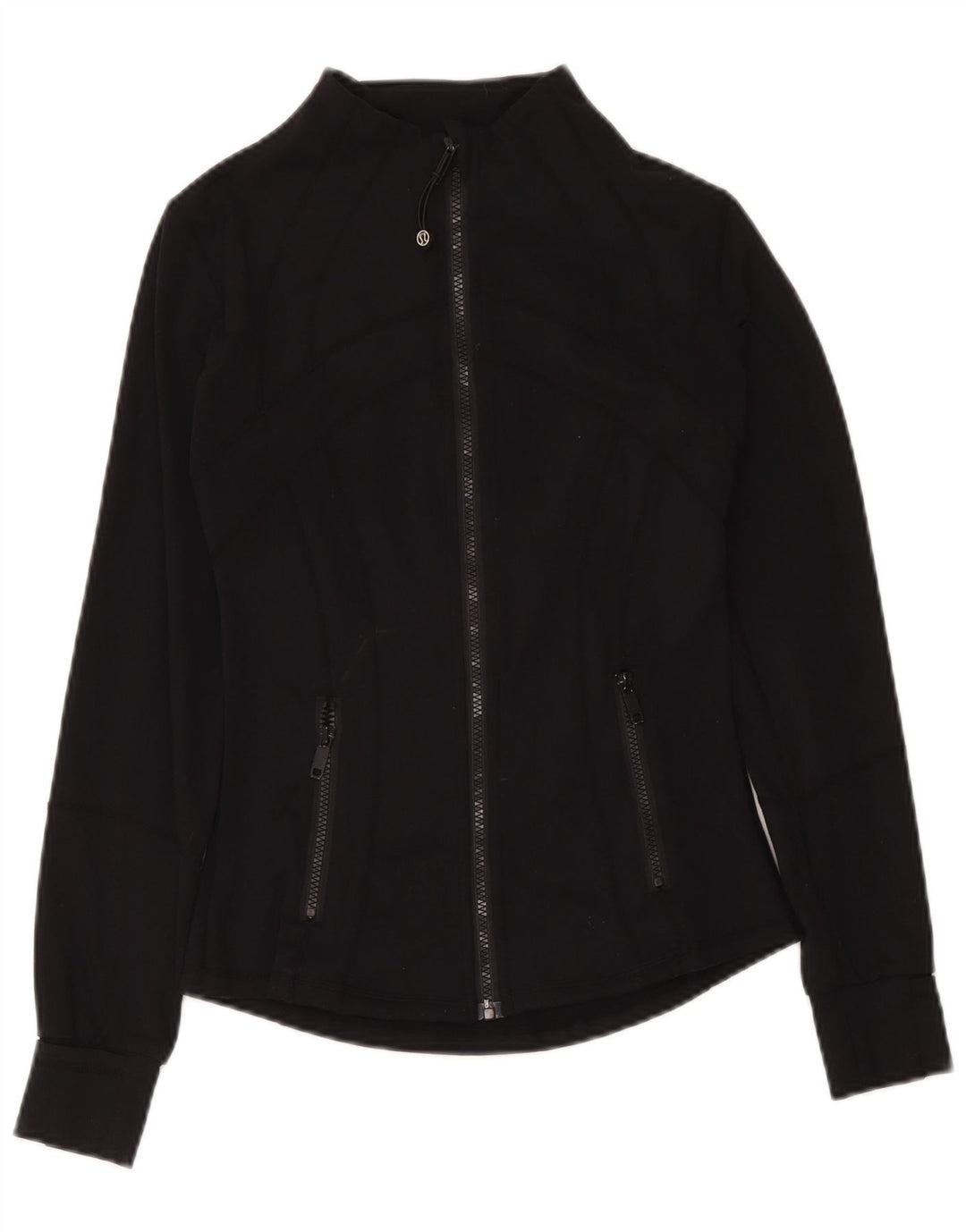 Lululemon Dame træningsdragt Topjakke US 4 Small Black Nylon