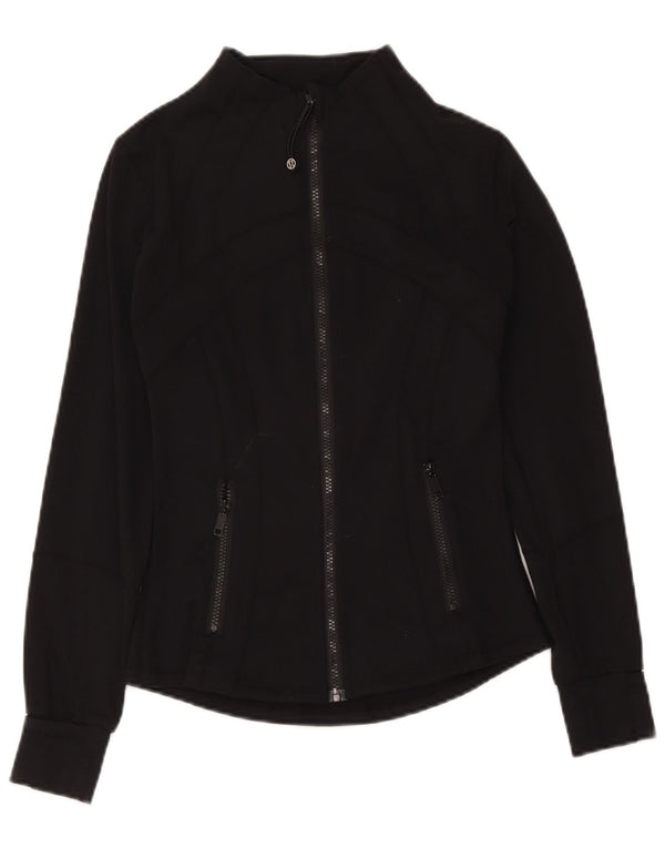Lululemon Dame træningsdragt Topjakke US 4 Small Black Nylon