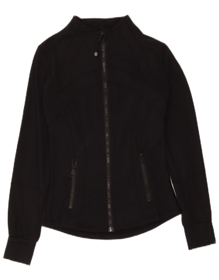 Lululemon Dame træningsdragt Topjakke US 4 Small Black Nylon