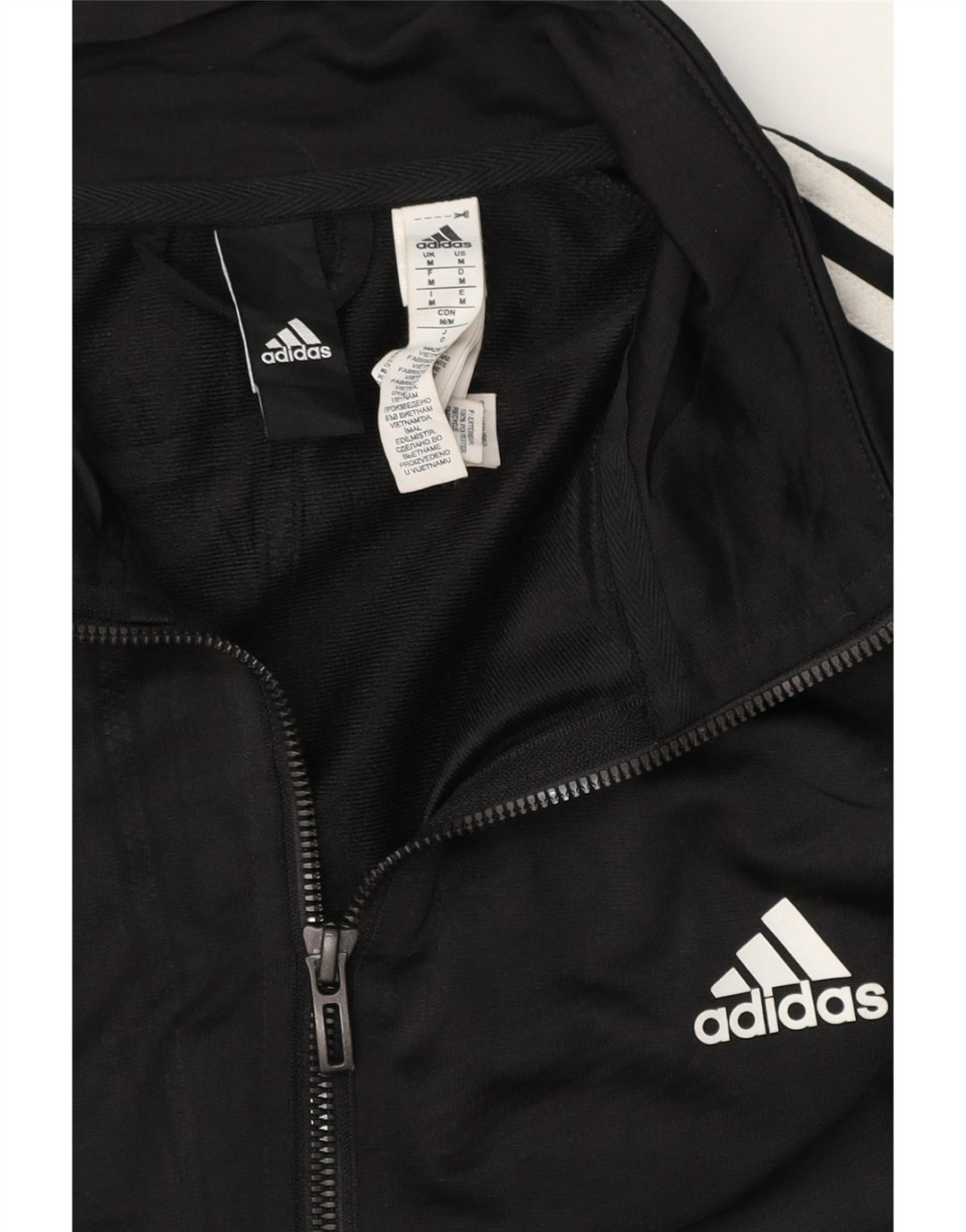 ADIDAS Træningsdragt til mænd Topjakke Medium Sort Polyester