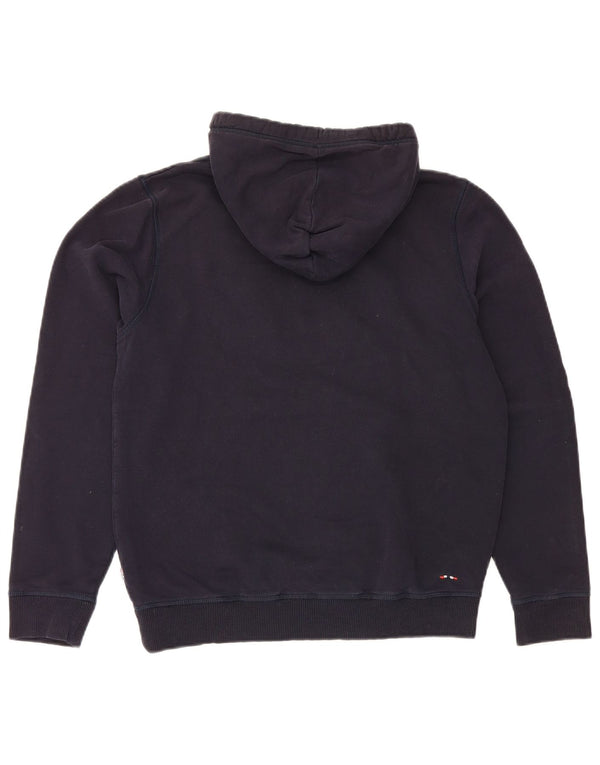 Napapijri Herre Geographic Graphic Hoodie Jumper Medium Navy Blue