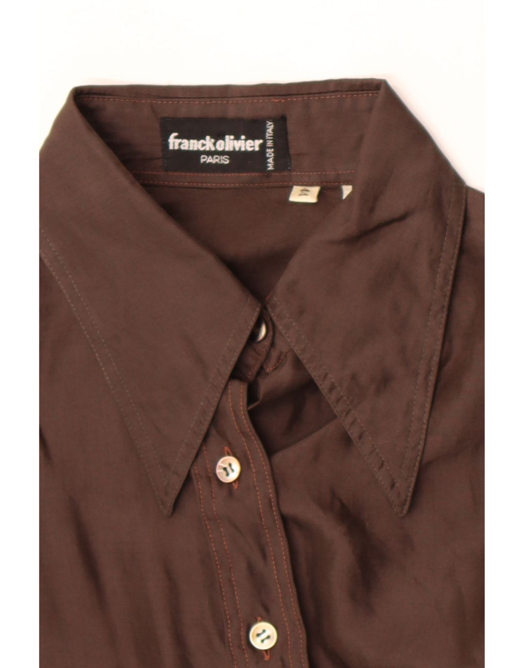 Franck Olivier Dameskjorte IT 44 Medium Brun