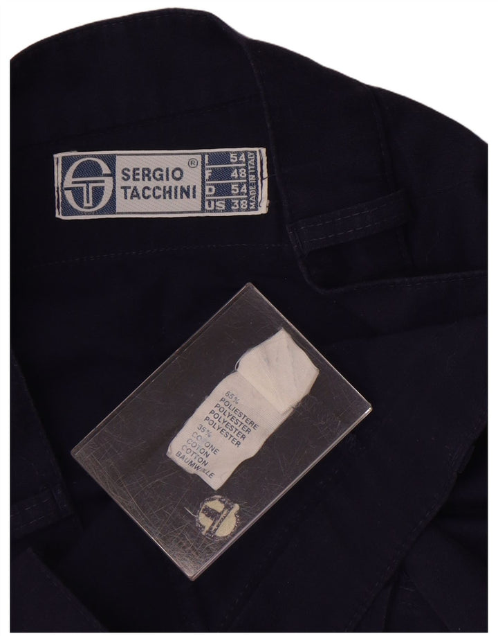 Sergio Tacchini Herreshorts IT 54 2XL W36 Marineblå Polyester