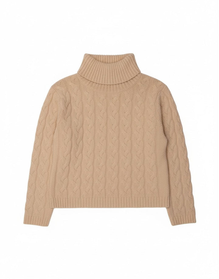 Marco Pecci Dame Rullehals Sweater UK 10 Small Off White Uld