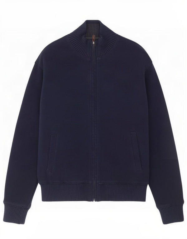 Marks & Spencer Herre Blue Harbor Cardigan Sweater Medium Navy Bomuld