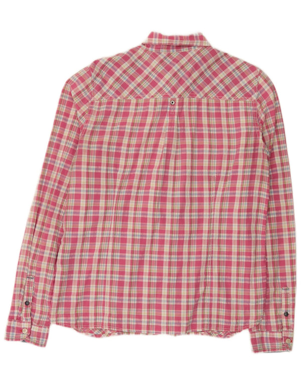 Tommy Hilfiger dameskjorte UK 18 XL Pink ternet bomuld