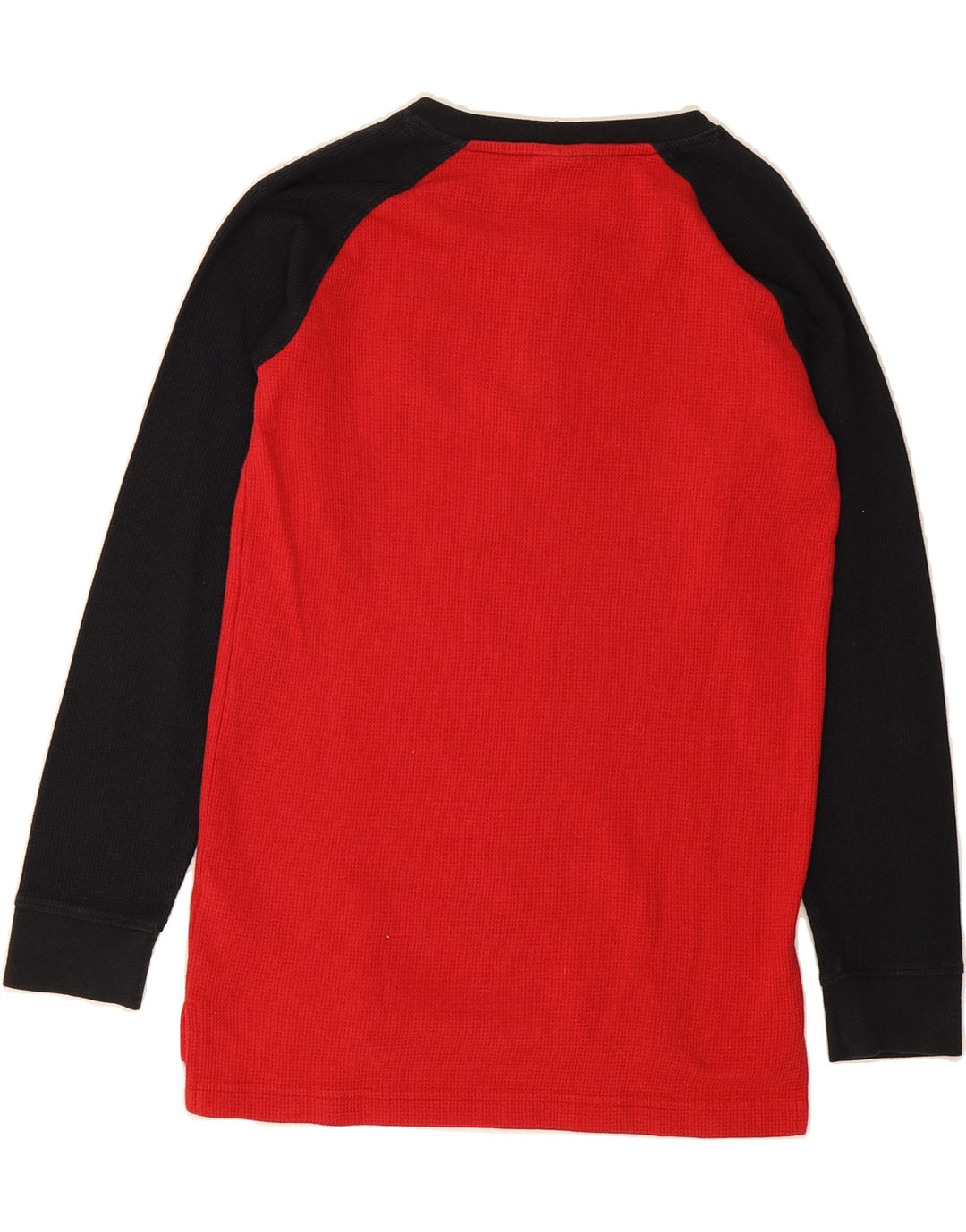 JORDAN Boys Top Long Sleeve 12-13 Years Large  Red Colourblock Cotton Vintage Jordan and Second-Hand Jordan from Messina Hembry 