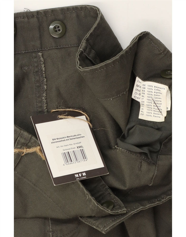 MFH Herre Cargo Shorts 3XL W44 Khaki Bomuld