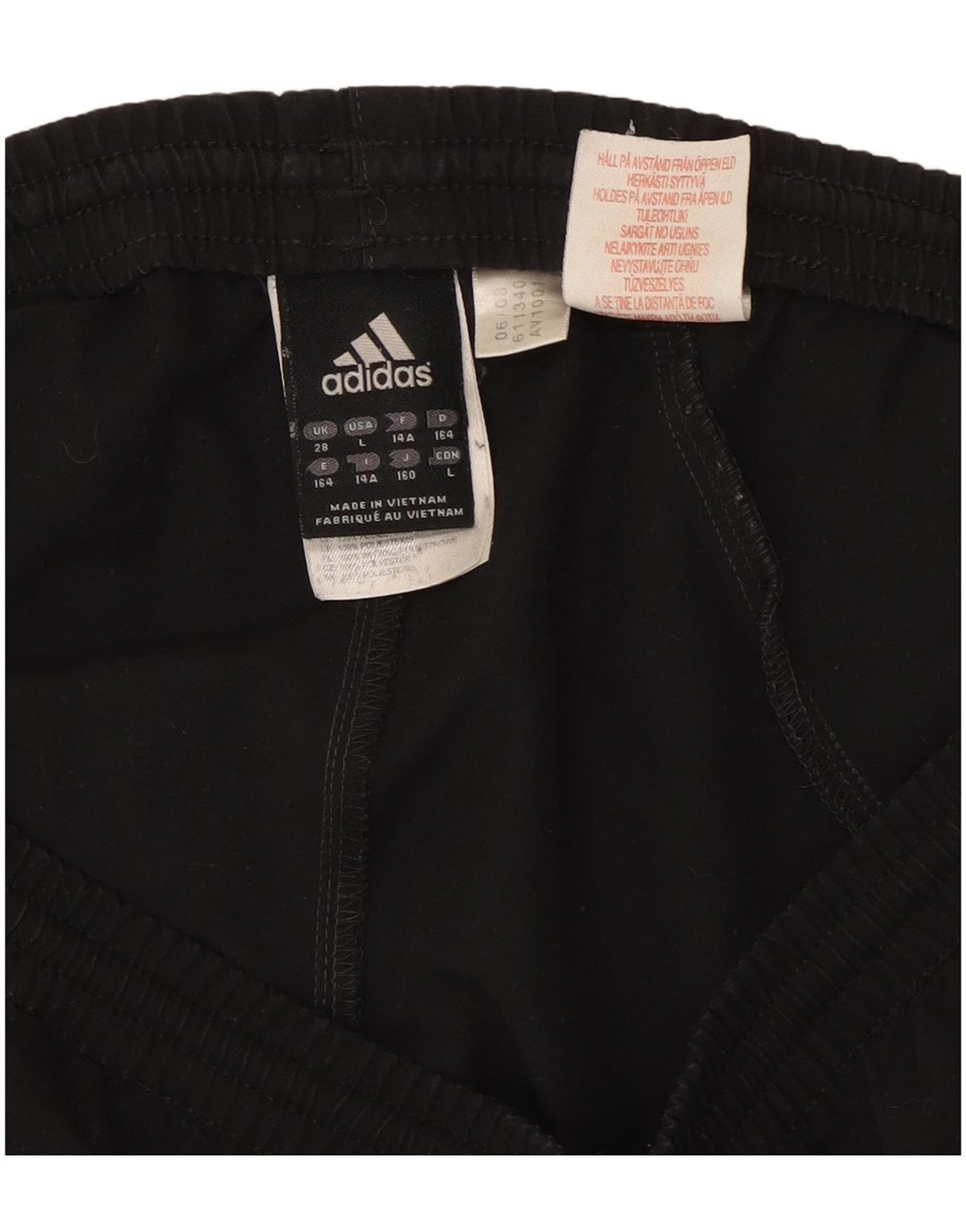 Adidas Boys Sports Shorts 13-14 år Sort polyester