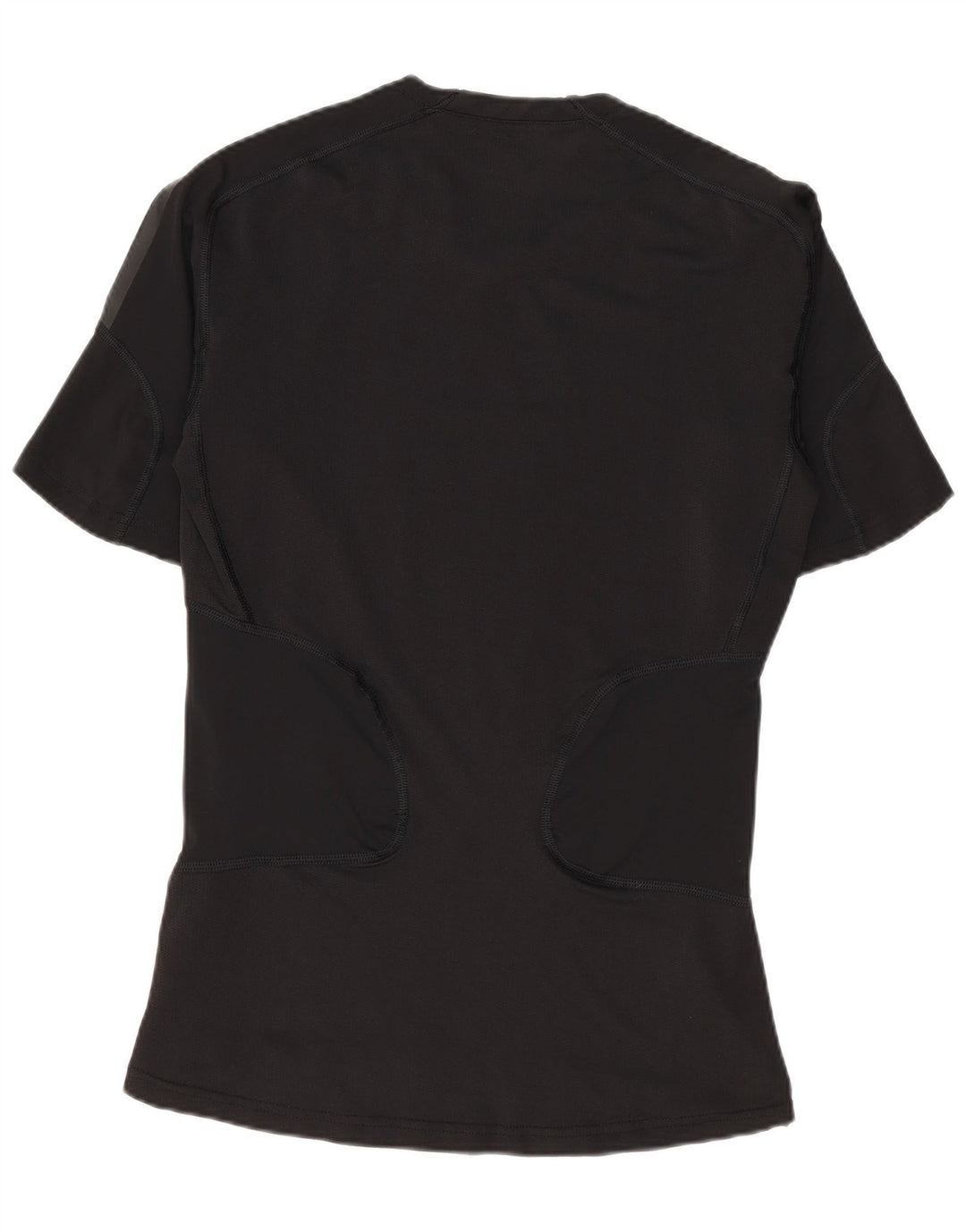 Adidas Dame T-Shirt Top UK 12 Medium Sort Polyamid