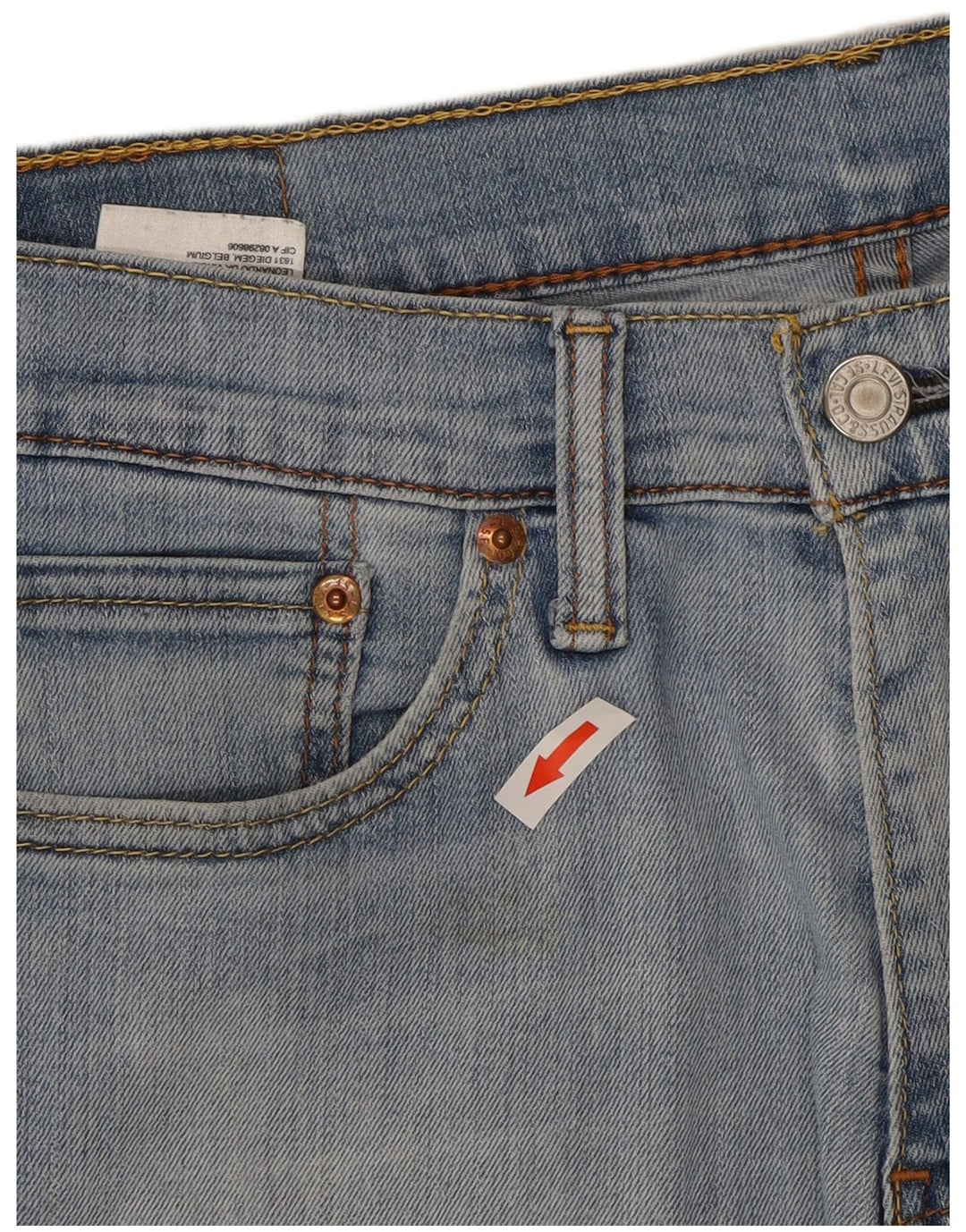 Levi's Slim Jeans til mænd W31 L34 blå bomuld