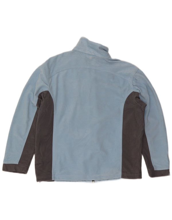 Lotto Womens Oversized træningsdragt Top Jacket UK 10 Small Blue Colourblock
