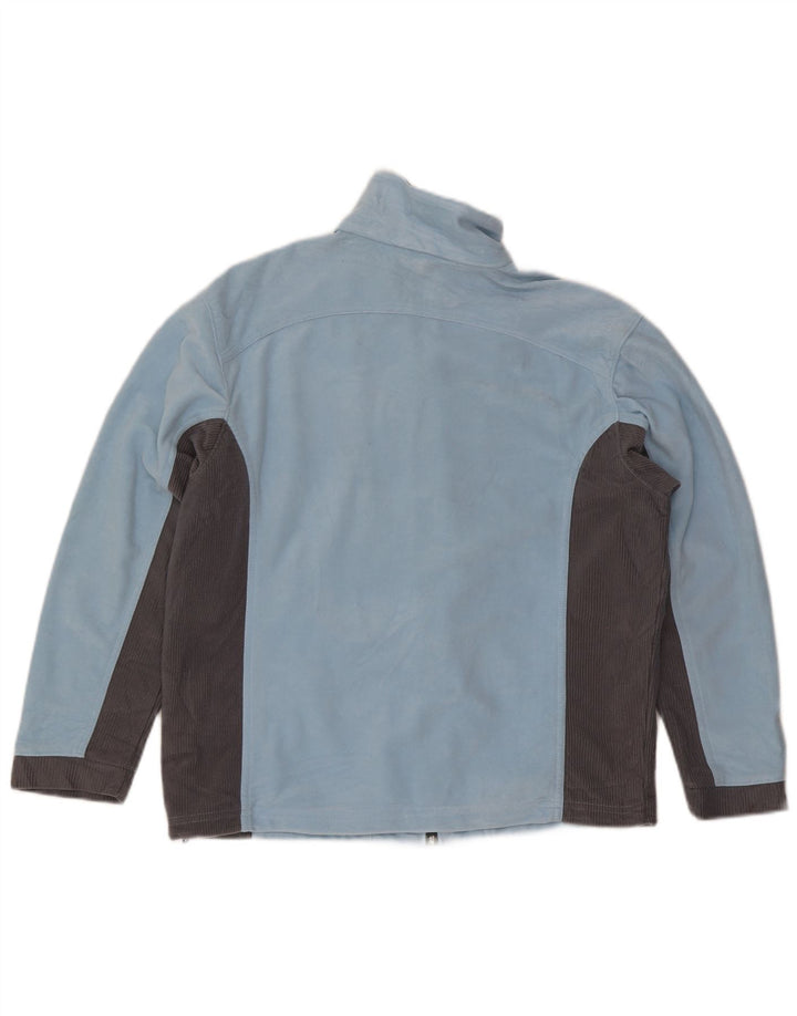 Lotto Womens Oversized træningsdragt Top Jacket UK 10 Small Blue Colourblock