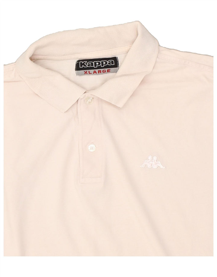 KAPPA Mens Polo Shirt XL Pink Cotton | Vintage Kappa | Thrift | Second-Hand Kappa | Used Clothing | Messina Hembry 