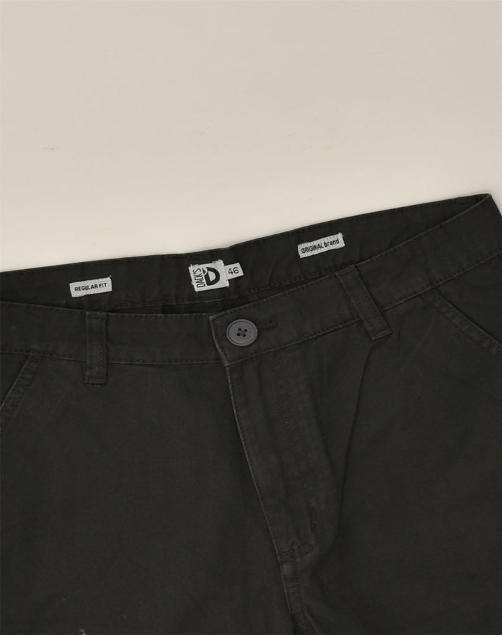 DACK'S Womens Regular Fit Chino Shorts IT 46 Small W32  Black Cotton | Vintage Dack's | Thrift | Second-Hand Dack's | Used Clothing | Messina Hembry 