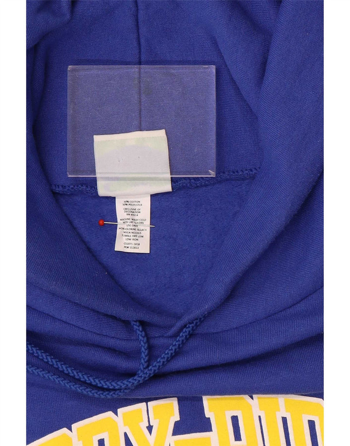Champion Herre grafisk hættetrøje Jumper Medium Blue Bomuld
