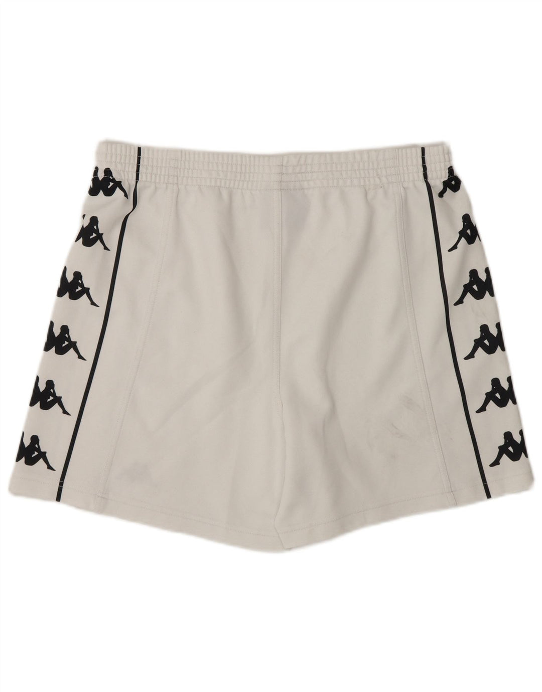 Kappa Herre grafiske sportsshorts store hvide polyester
