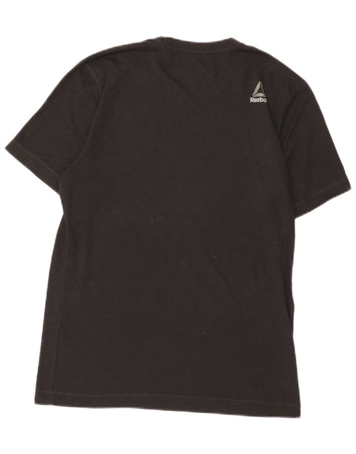 Reebok Herre Grafisk T-Shirt Top Lille Sort