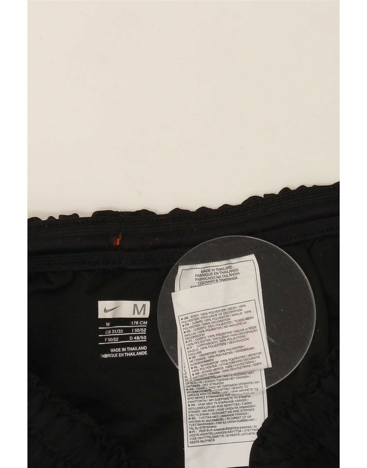 Nike Mens Valencia Graphic Sport Shorts Medium Black Polyester