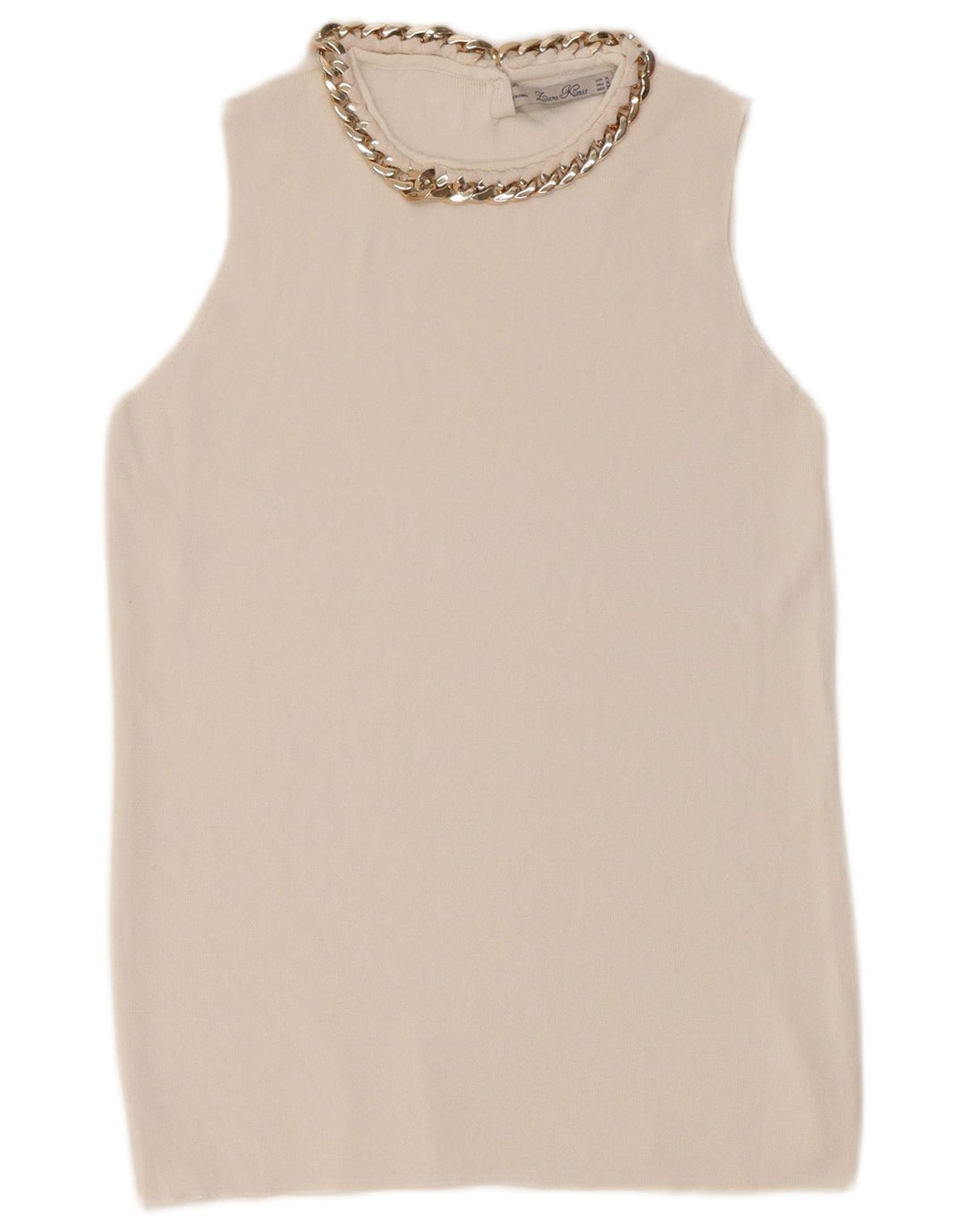 Zara Damevest Top UK 12 Medium White