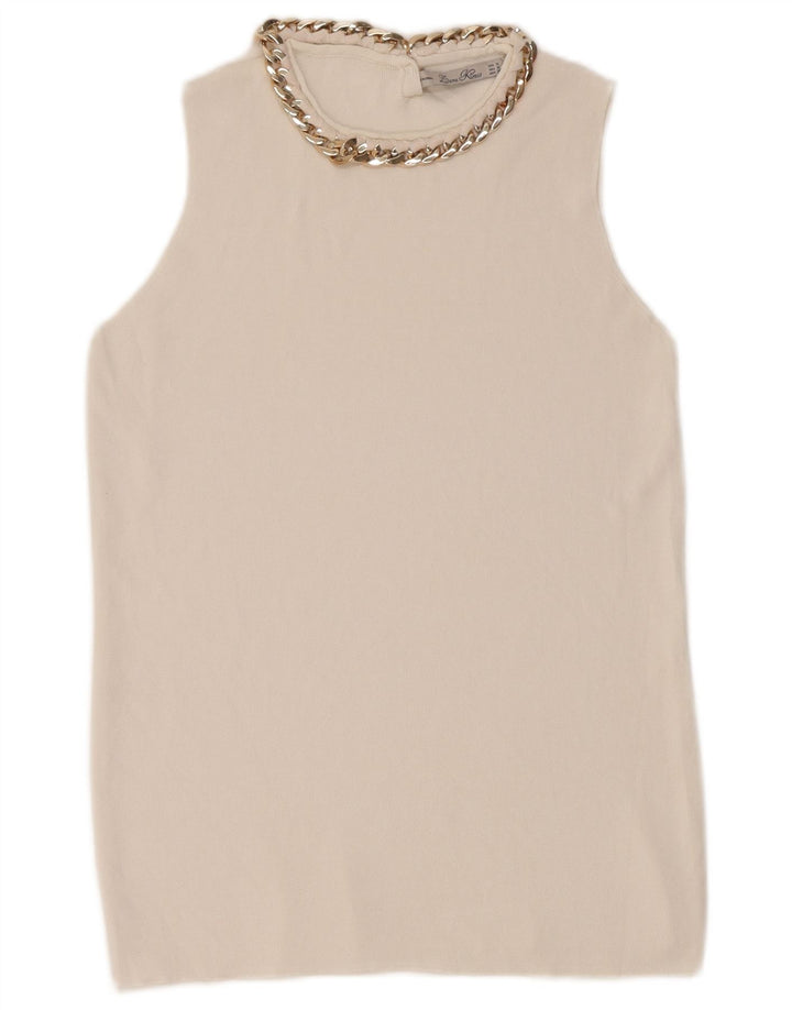 Zara Damevest Top UK 12 Medium White