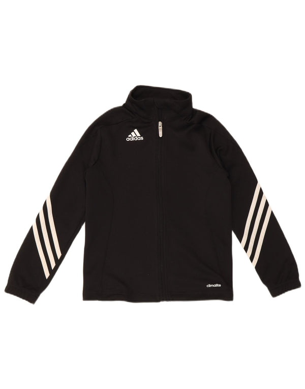Adidas drenge Regular Fit træningsdragt topjakke 7-8 år sort sport