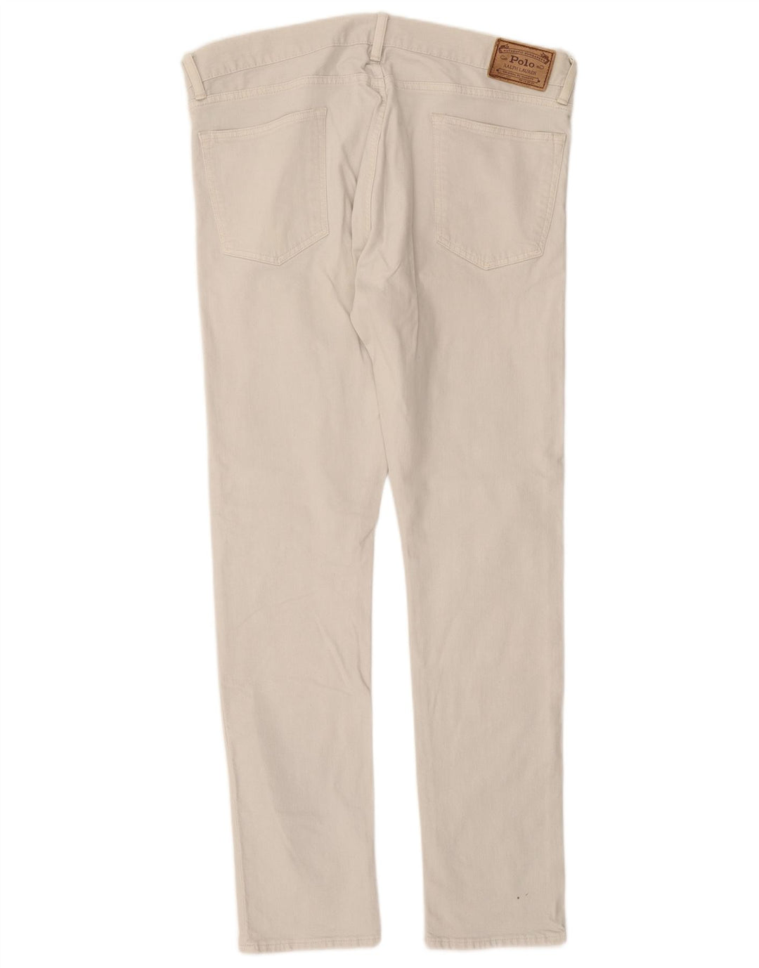 Ralph Lauren Herre Slim Jeans W36 L34 Hvid Bomuld