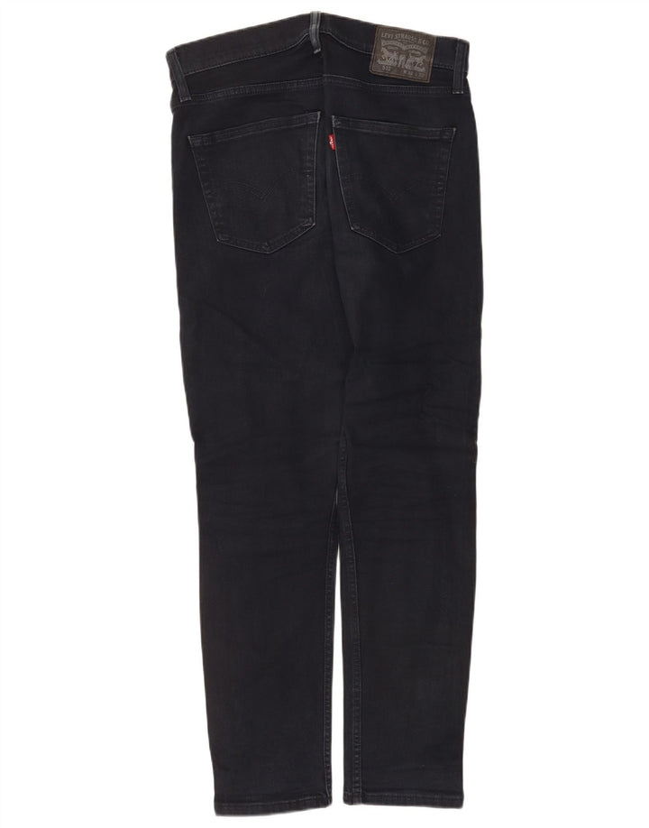 Levi's Herre 512 Slim Tapered Jeans W32 L32 Sort Bomuld