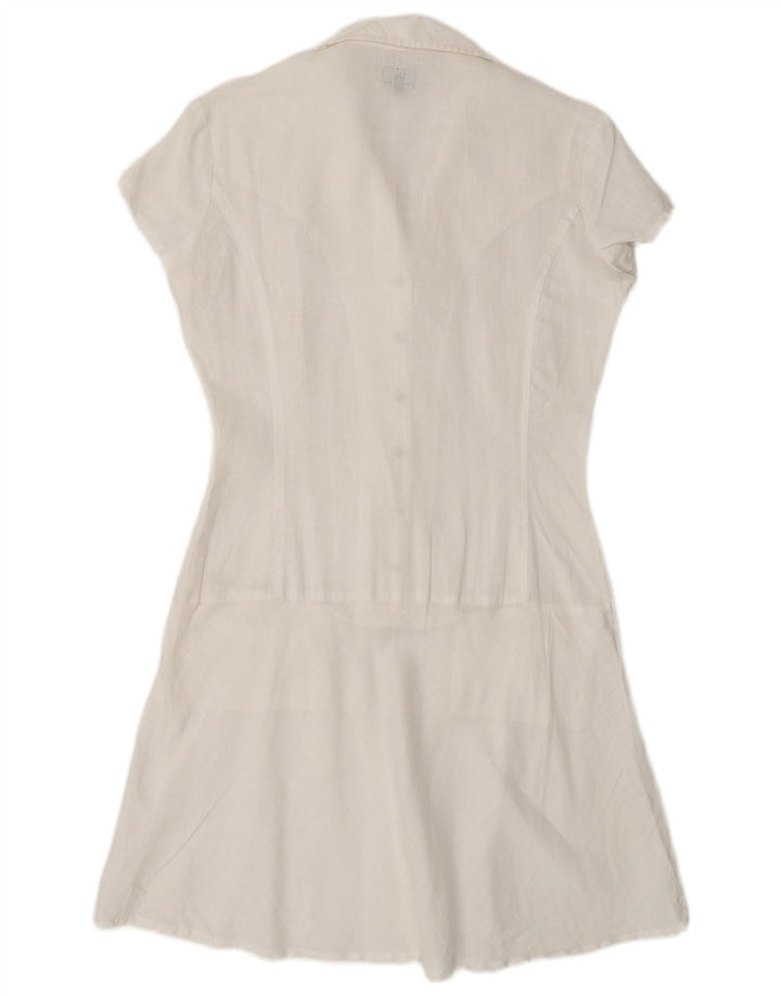 Calvin Klein Jeans Dame A-Line Kjole UK 14 Medium White