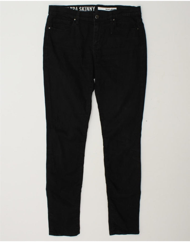 DKNY Womens Skinny Jeans US 6 Medium W30 L30 Black Cotton Vintage Dkny and Second-Hand Dkny from Messina Hembry 