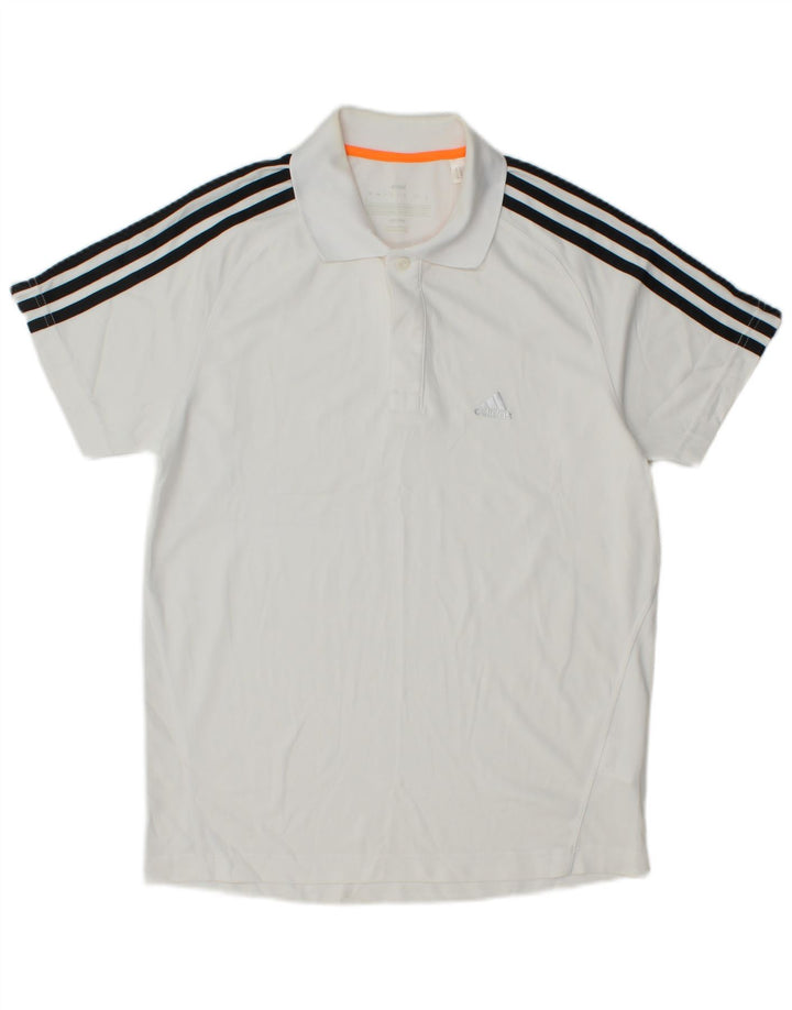 Adidas Herre Climalite Polo Shirt Lille hvid