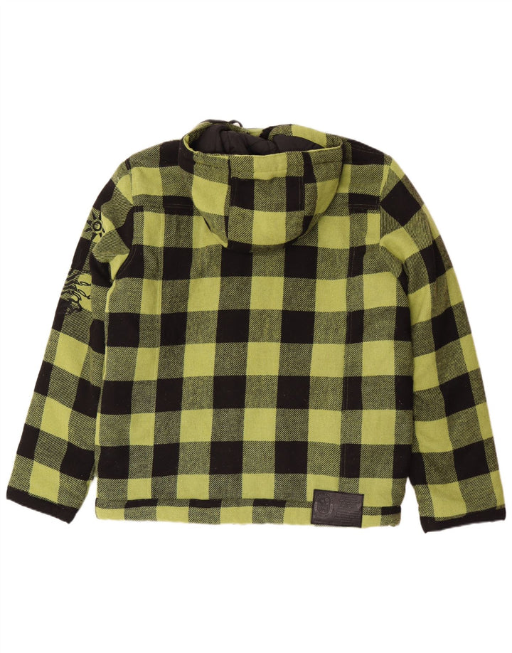 Scorpion Bay Herre Graphic Windbreaker Jacket UK 40 Large Green Gingham