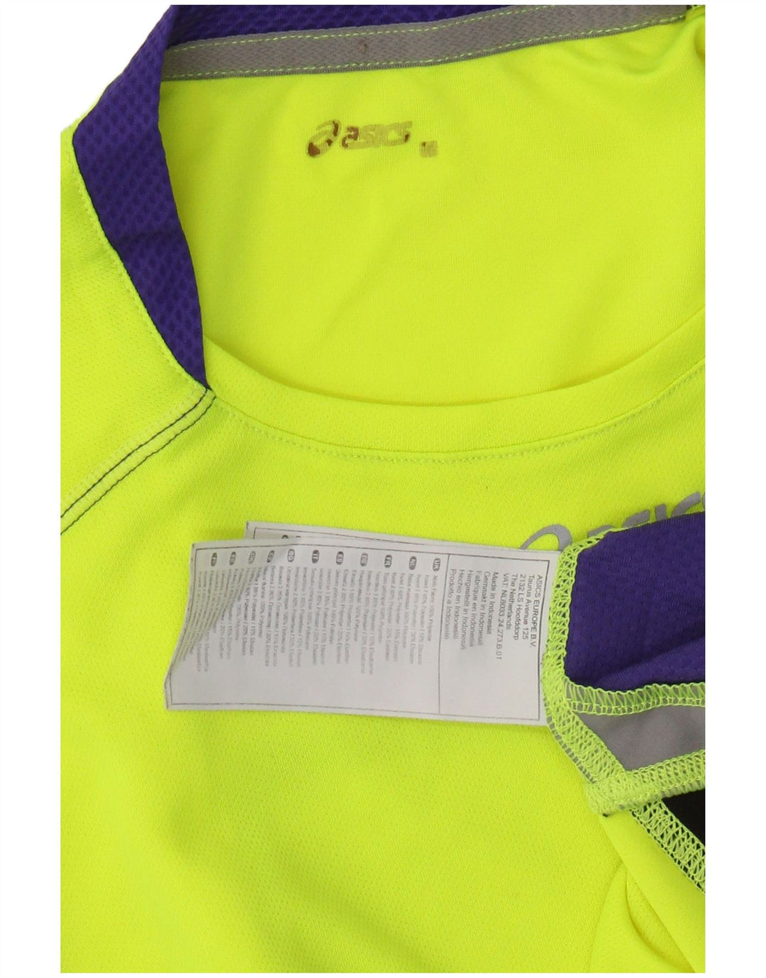 ASICS Herrevest Top Lille Gul Colourblock Polyester