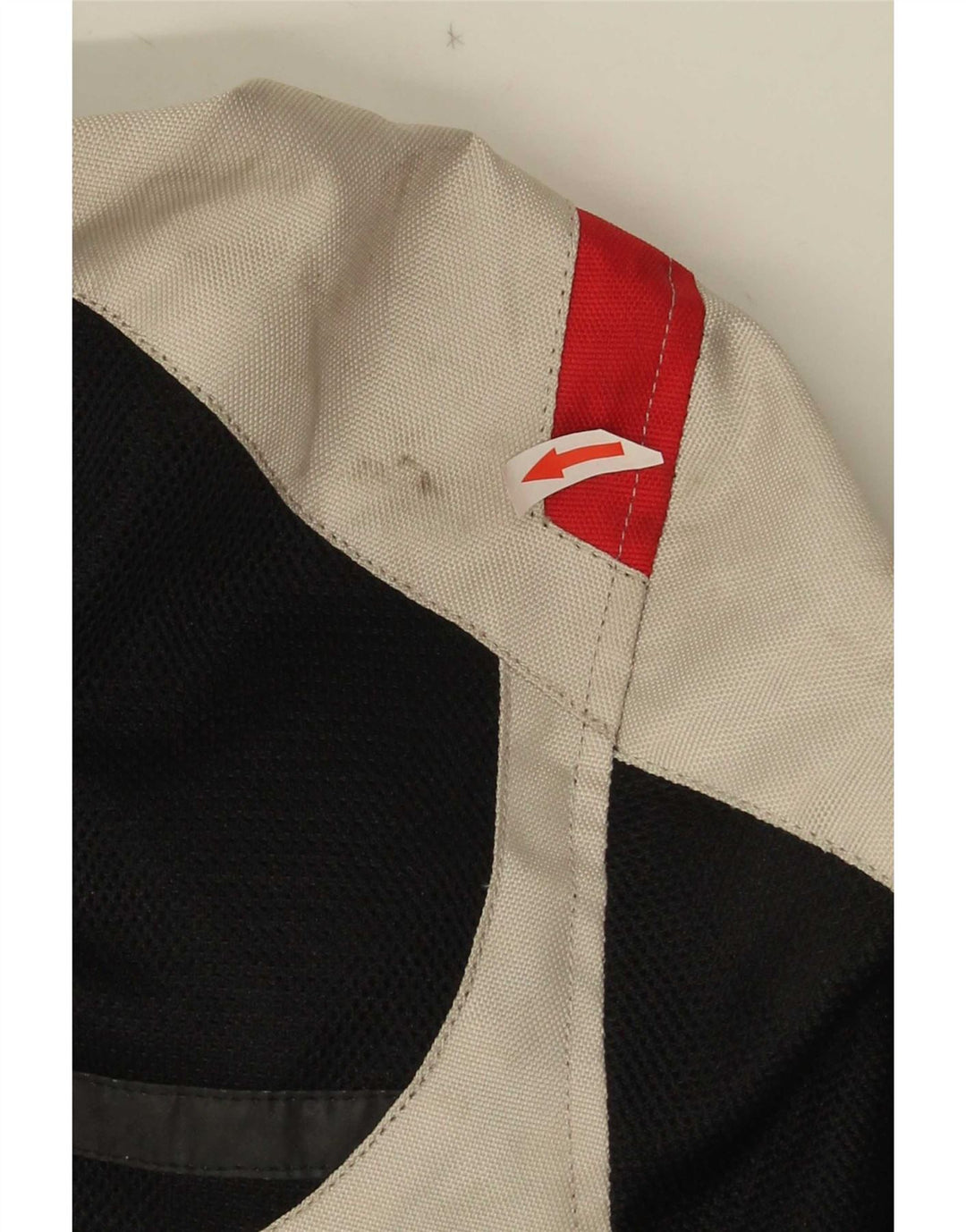 Aprilia Herre Graphic Racer Jacket UK 38 Medium Sort Colourblock Polyester