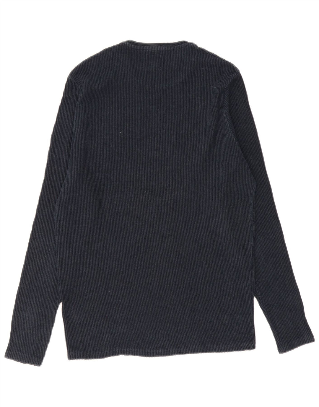 Zara Herre Top Langærmet Medium Marineblå