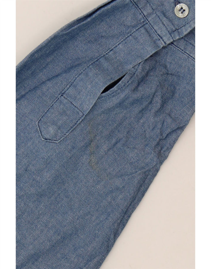 TRUSSARDI Mens Shirt Medium Blue Cotton Vintage Trussardi and Second-Hand Trussardi from Messina Hembry 