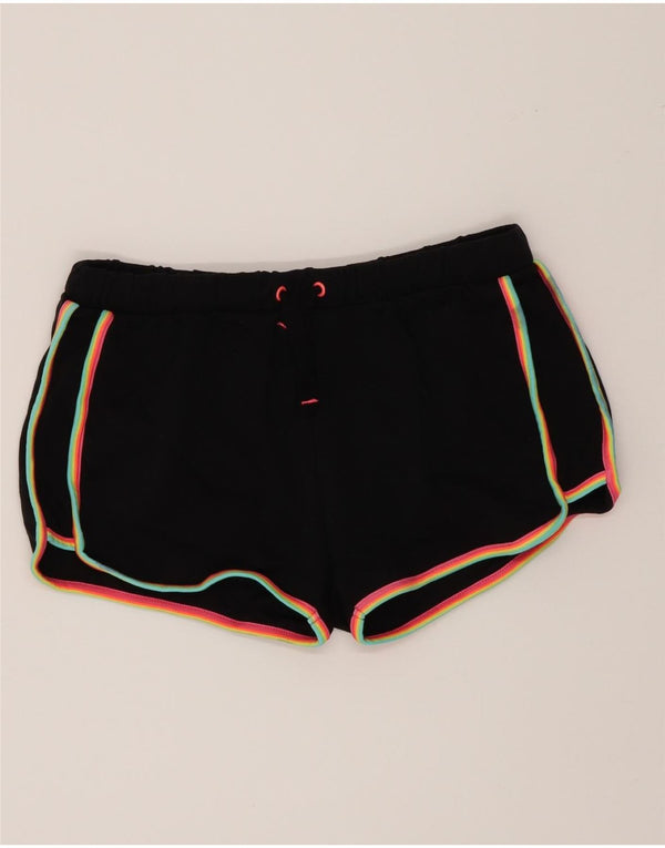 Marks & Spencer Girls Sportsshorts 12-13 år Sortstribet bomuldssport
