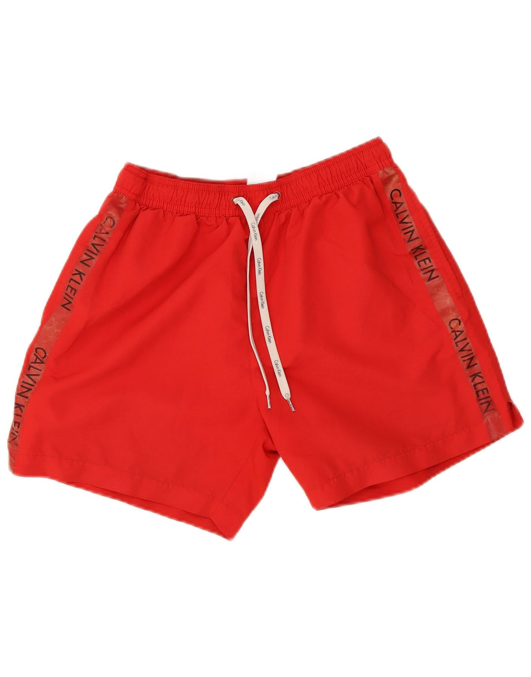 Calvin Klein Herre grafiske svømmeshorts Medium Rød Polyester