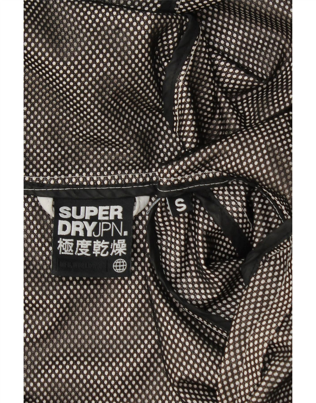 Superdry Regnjakke med hætte til mænd UK 36 lille grå